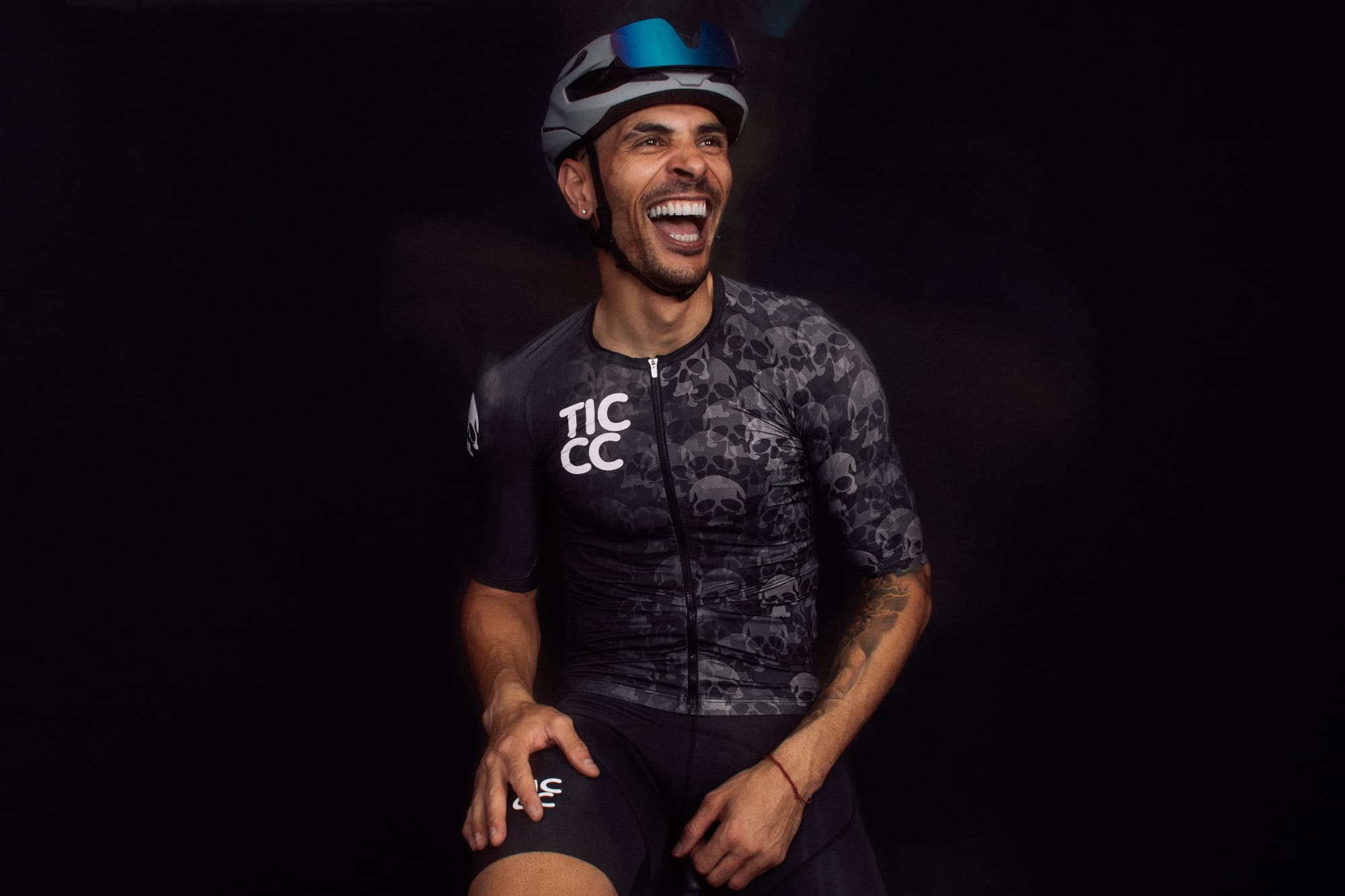 Maillot Cycliste Rock Racing Skull – Taille 2XL – Noir – Occasion état Correct